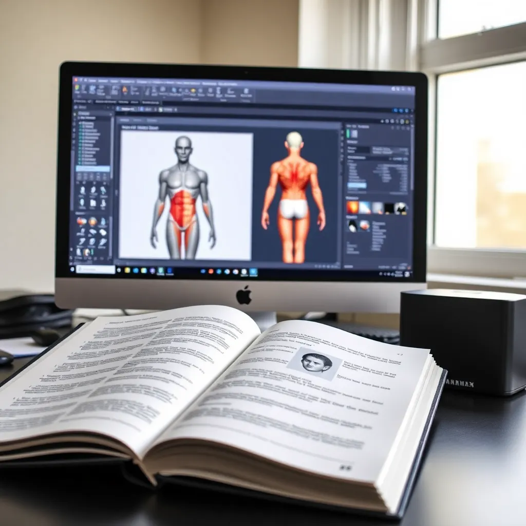 Anatomiestudie für digitale Charaktererstellung