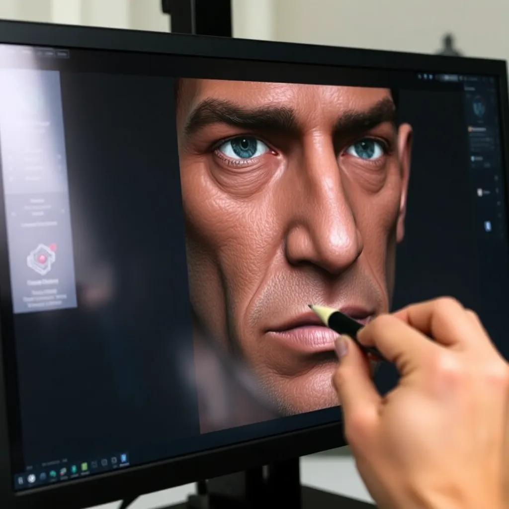 Studenten in einem modernen Character Design Kursraum