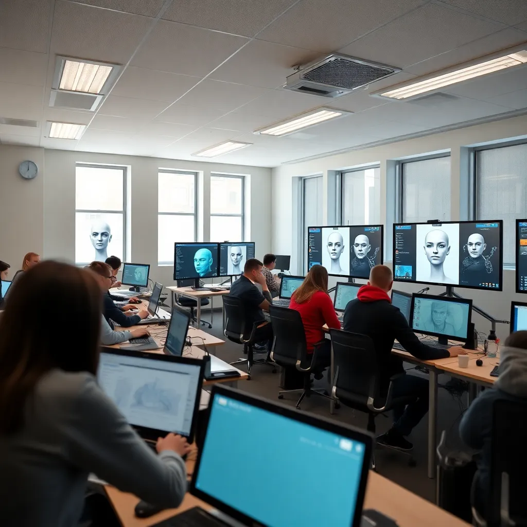 Detaillierte Hautstruktur-Texturierung in Substance Painter mit sichtbaren Ebenen und Maps