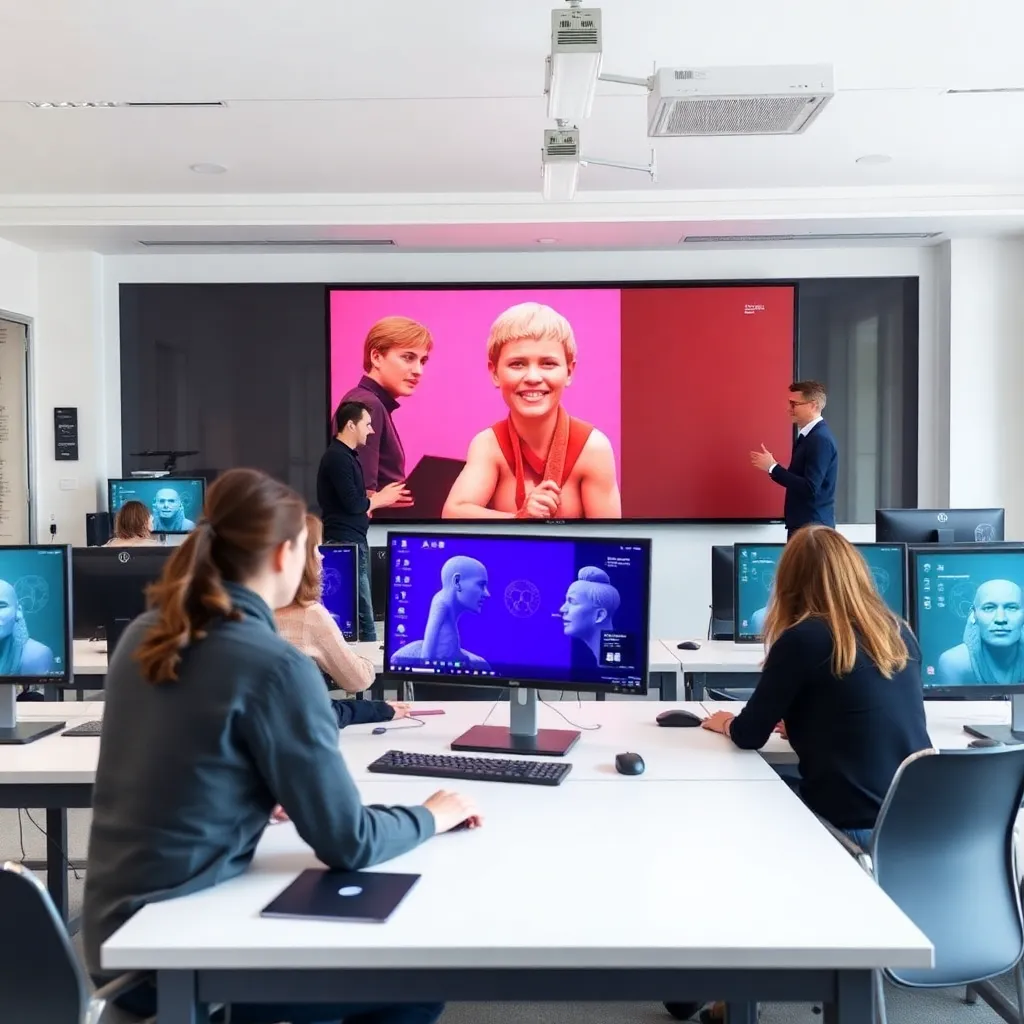 Professionelle Character Artistin in einem modernen Studio in Zürich